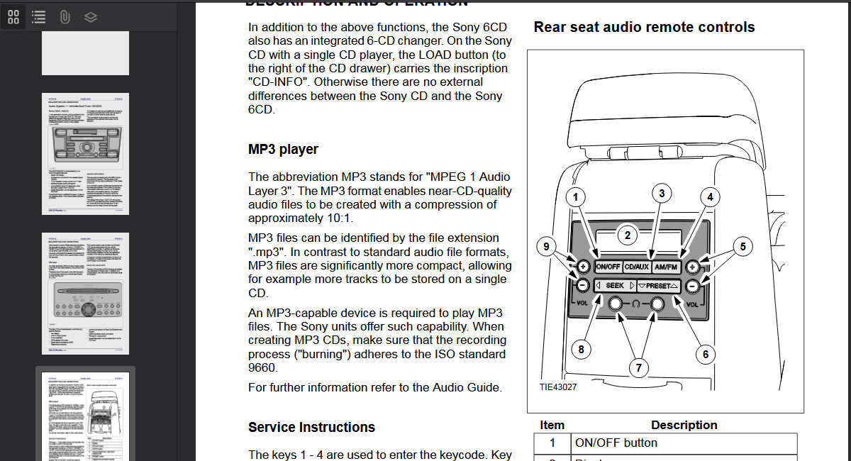 Ford Mondeo 2006 Official Workshop Repair Manual