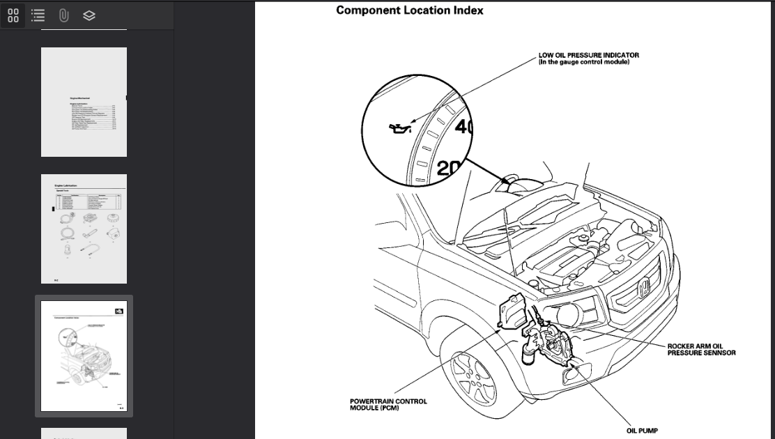 HONDA Pilot 2009 Official Workshop Repair Manual