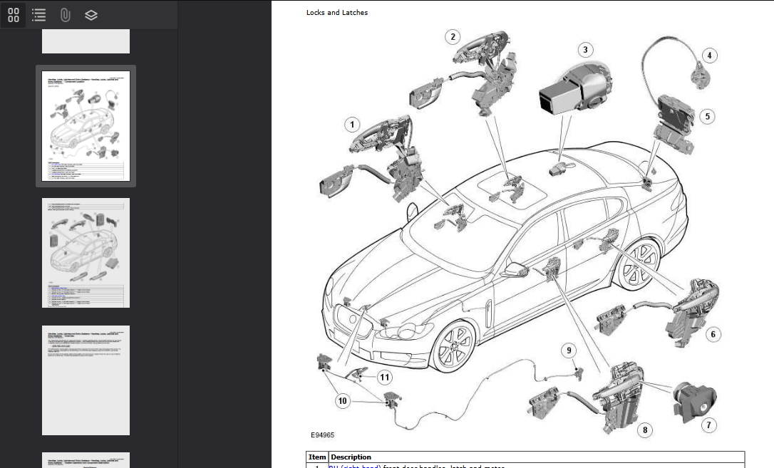 Jaguar X250 XFR 2010-2011 Official Workshop Repair Manual