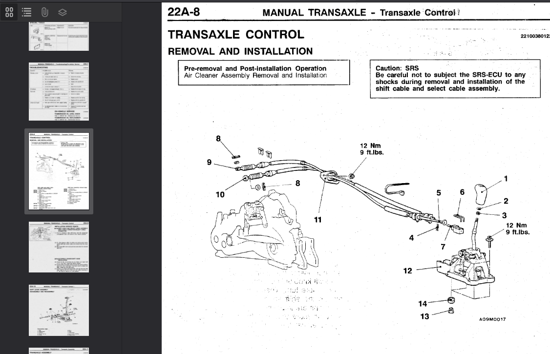 Mitsubishi Mirage Colt 5th Gen 1995-2003 Official Workshop Repair Manual