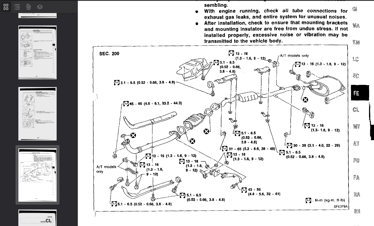 Nissan Silvia S14 1994–2000 Official Workshop Repair Manual