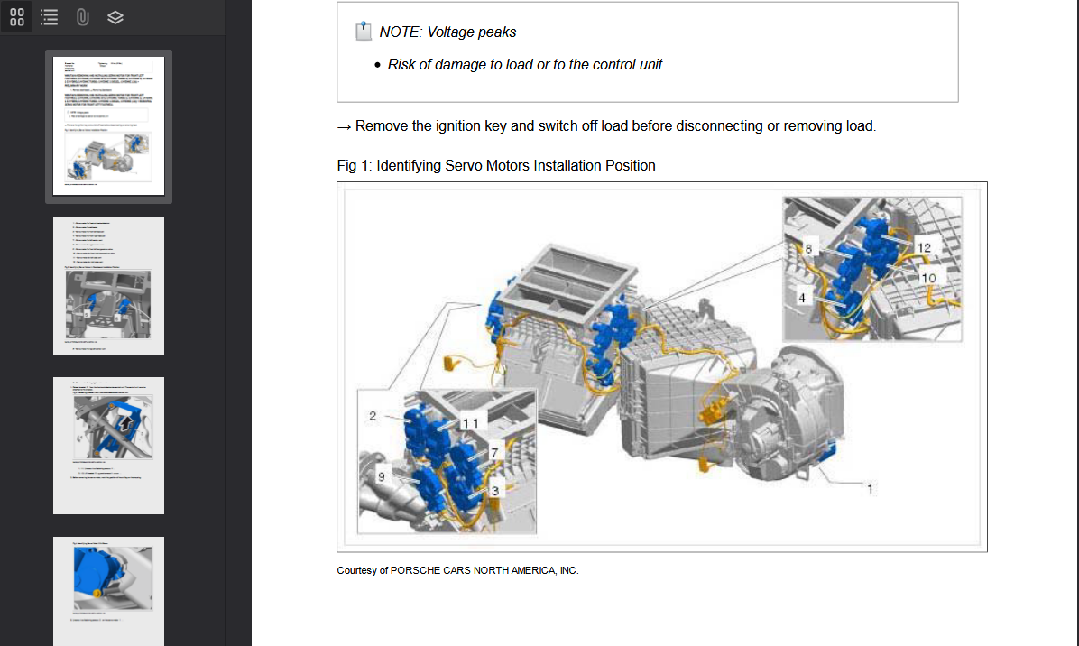 PORSCHE Cayenne 92A 2011-2018 Official Workshop Repair Manual