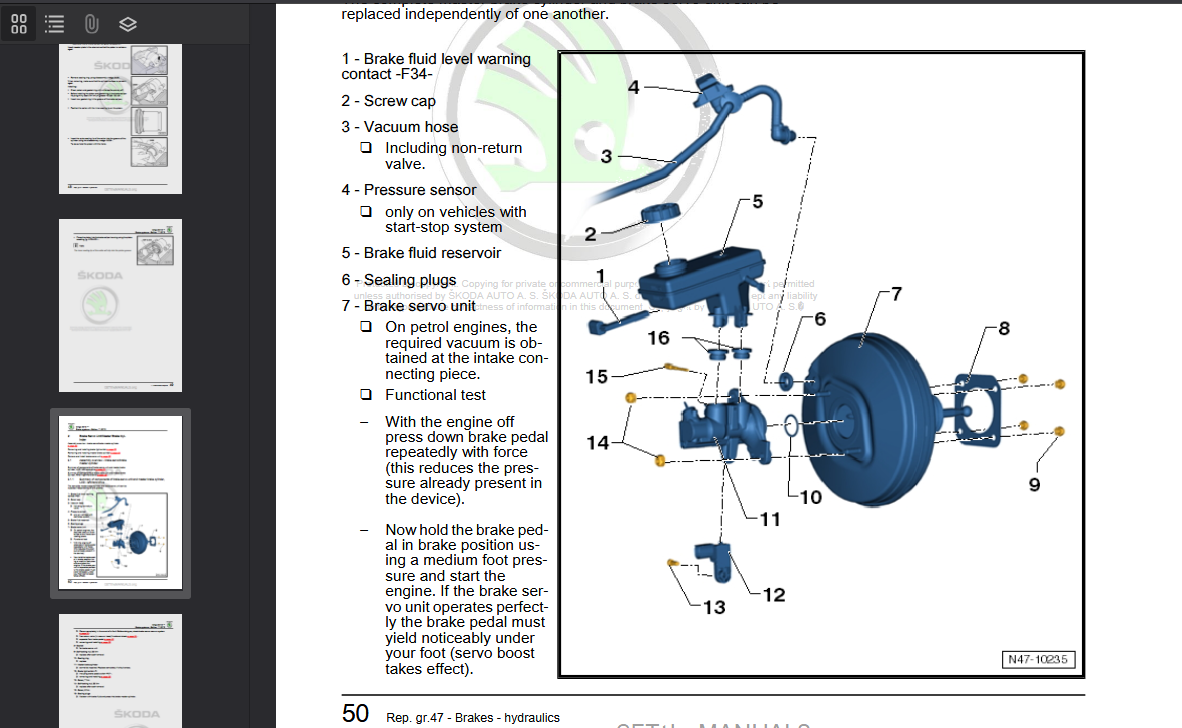 Skoda Citigo 2011-2018 Official Workshop Repair Manual