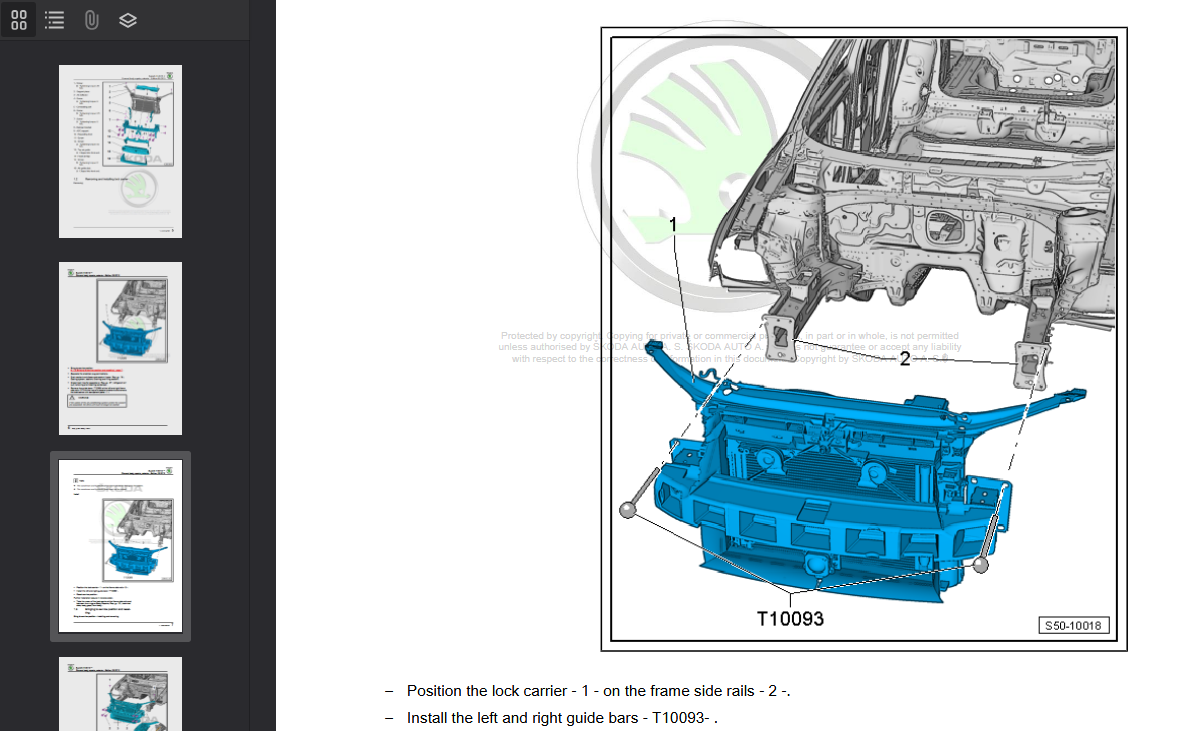 Skoda Superb 2015-2024 Official Workshop Repair Manual