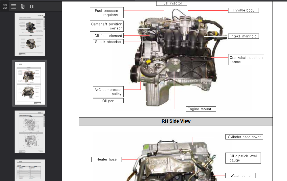 SSANGYONG Rexton Y285 2008-2009 Official Workshop Repair Manual