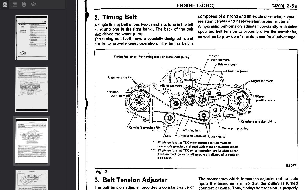 Subaru Liberty Legacy BC BJ BF 1989-1994 Official Workshop Repair Manual