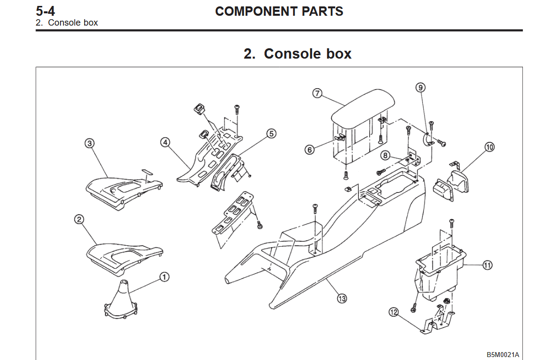 Subaru Liberty Legacy BD BG BK 1993-1999 Official Workshop Repair Manual
