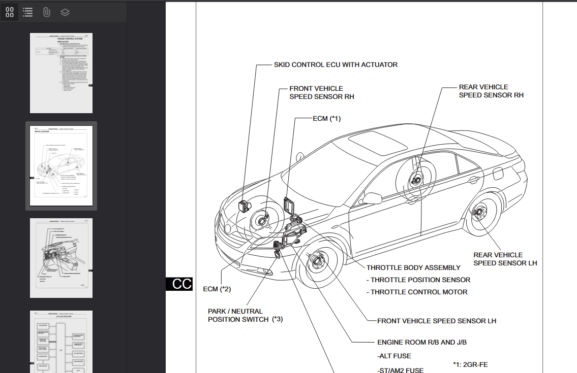 Toyota Aurion XV40 2006-2012 Official Workshop Repair Manual