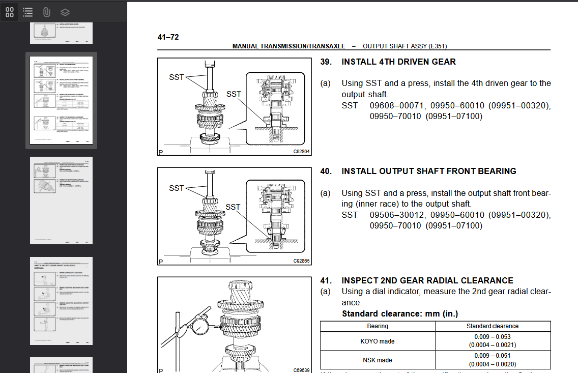 Toyota Camry 2002-2006 Official Workshop Repair Manual