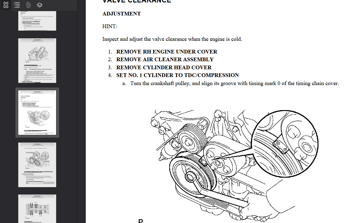 TOYOTA RAV4 2004 Official Workshop Repair Manual