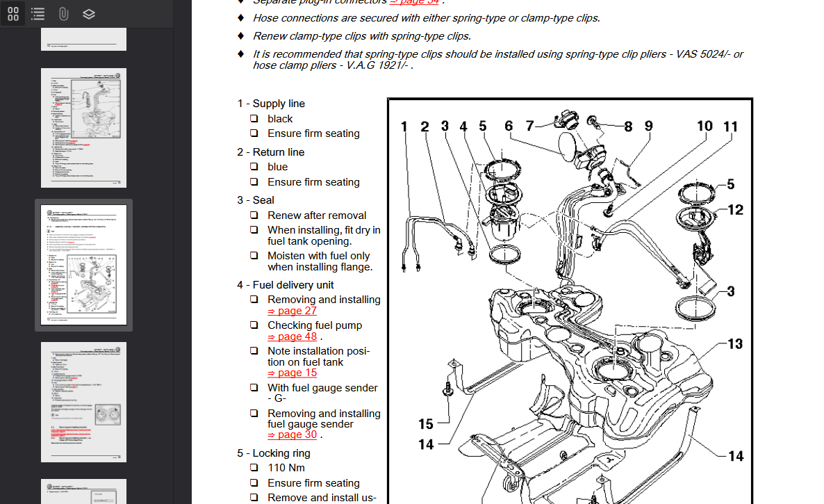VOLKSWAGEN Golf Mk6 2008-2013 Official Workshop Repair Manual