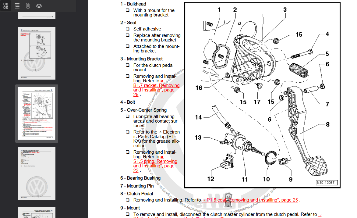VOLKSWAGEN Passat NMS 2012-2019 Official Workshop Repair Manual