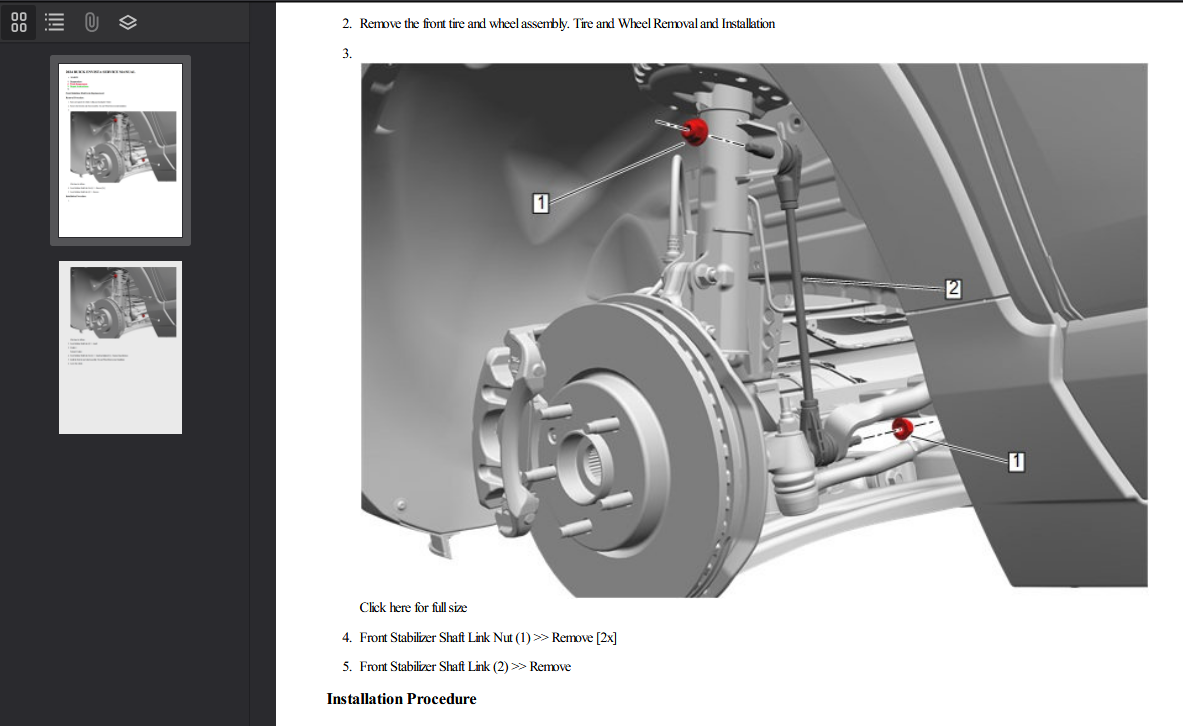 Buick Envista 2024 Official Workshop Repair Manual