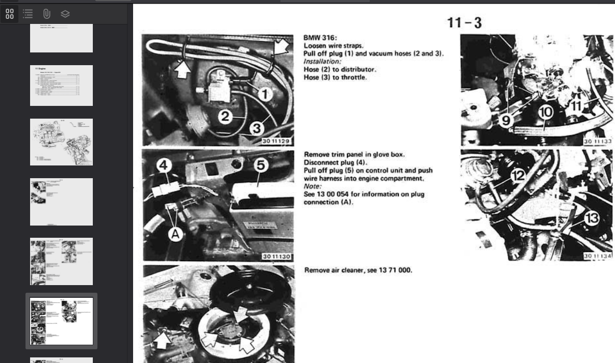 BMW 3 Series E30 1982-1994 Official Workshop Repair Manual