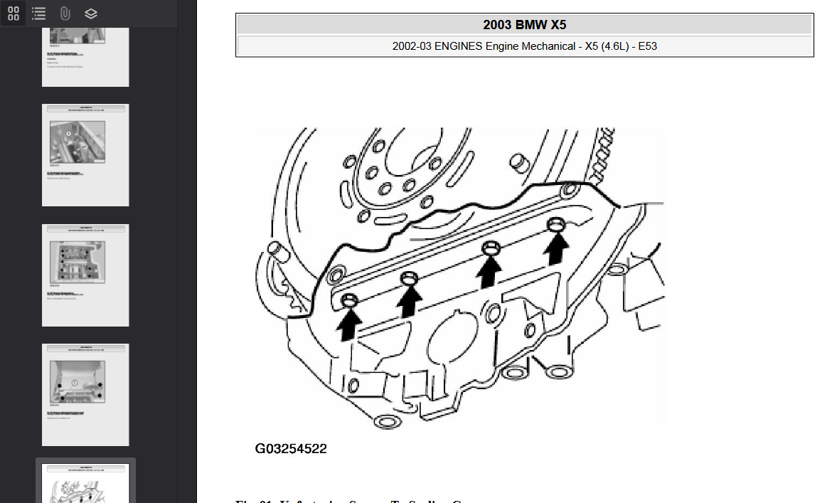BMW X5 E53 2000-2006 Official Workshop Repair Manual