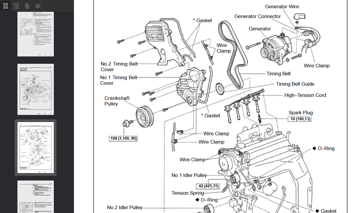Toyota Camry 1997-2001 Official Workshop Repair Manual
