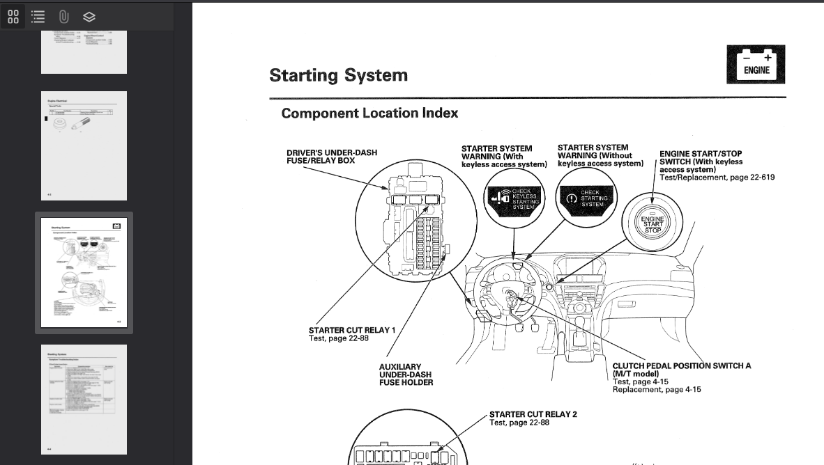 Acura TL 2009-2010 Official Workshop Repair Manual