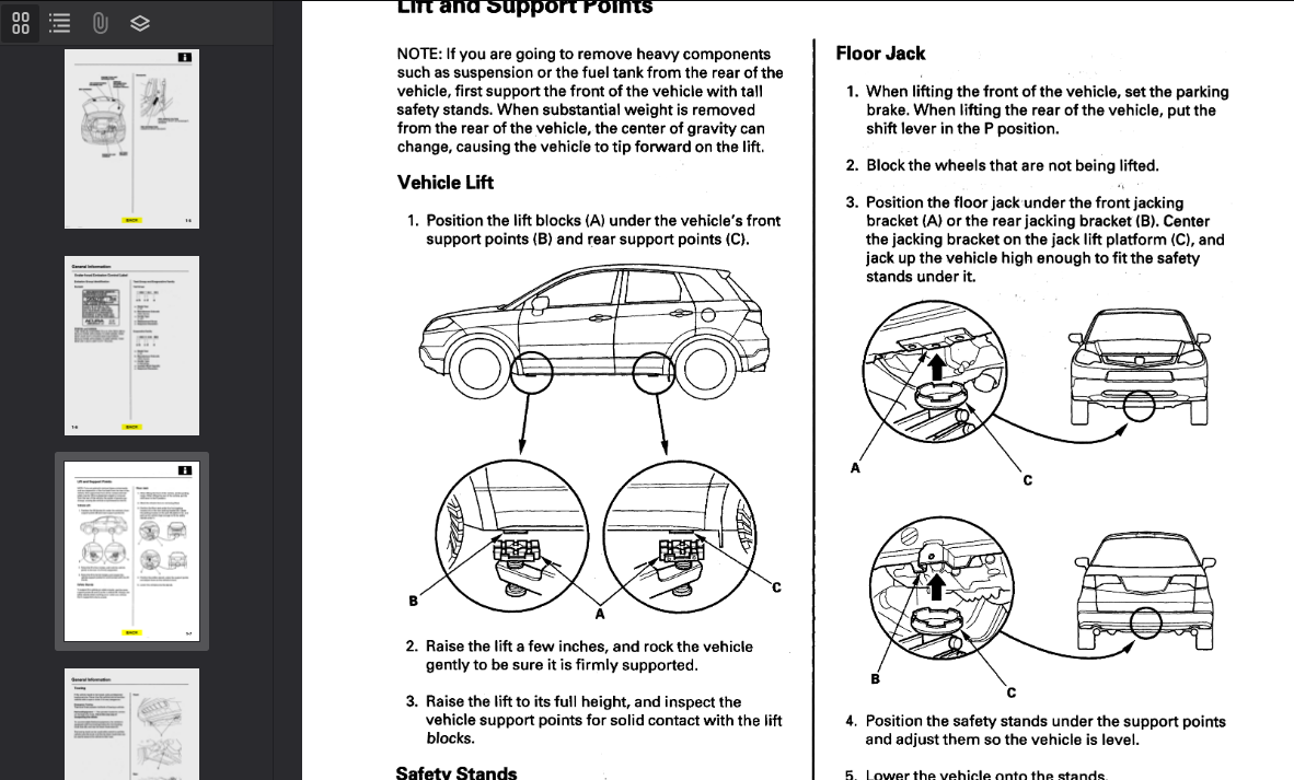 Acura RDX 2007-2009 Official Workshop Repair Manual