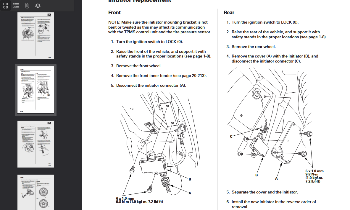 Acura TSX CU2 2009 Official Workshop Repair Manual