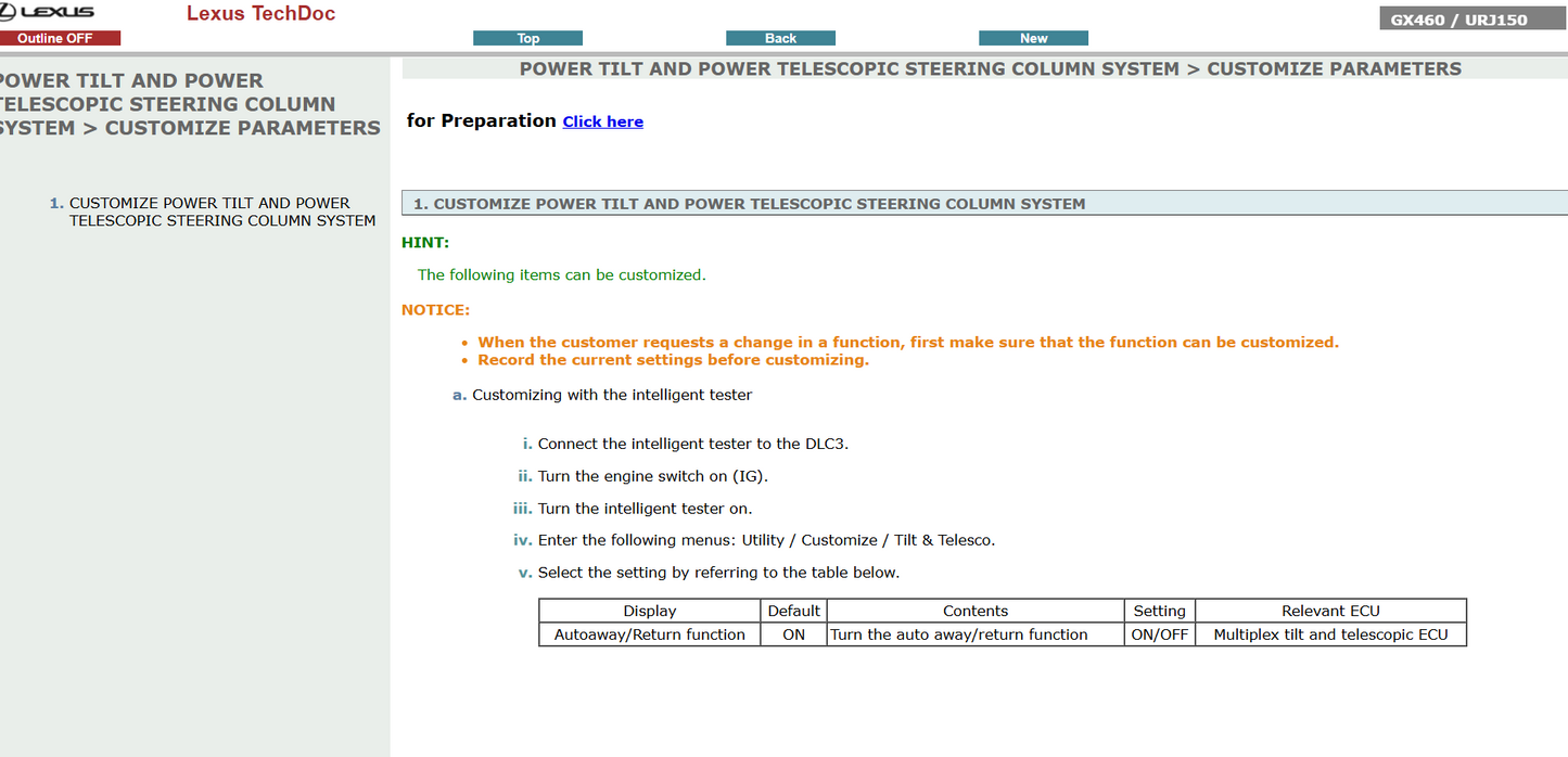 Lexus GX460 2010 Official Workshop Repair Manual