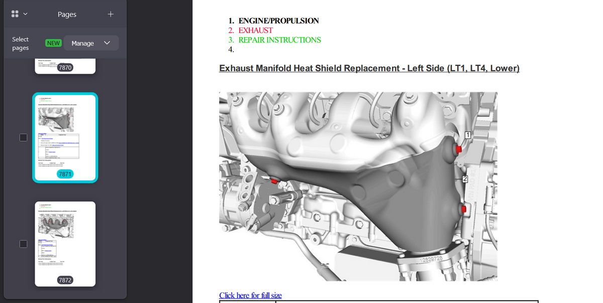 Chevrolet Camaro 2019-2022 Official Workshop Repair Manual