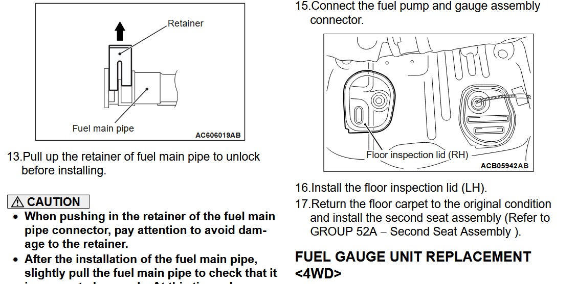 Mitsubishi Outlander XL 2013 Official Workshop Repair Manual