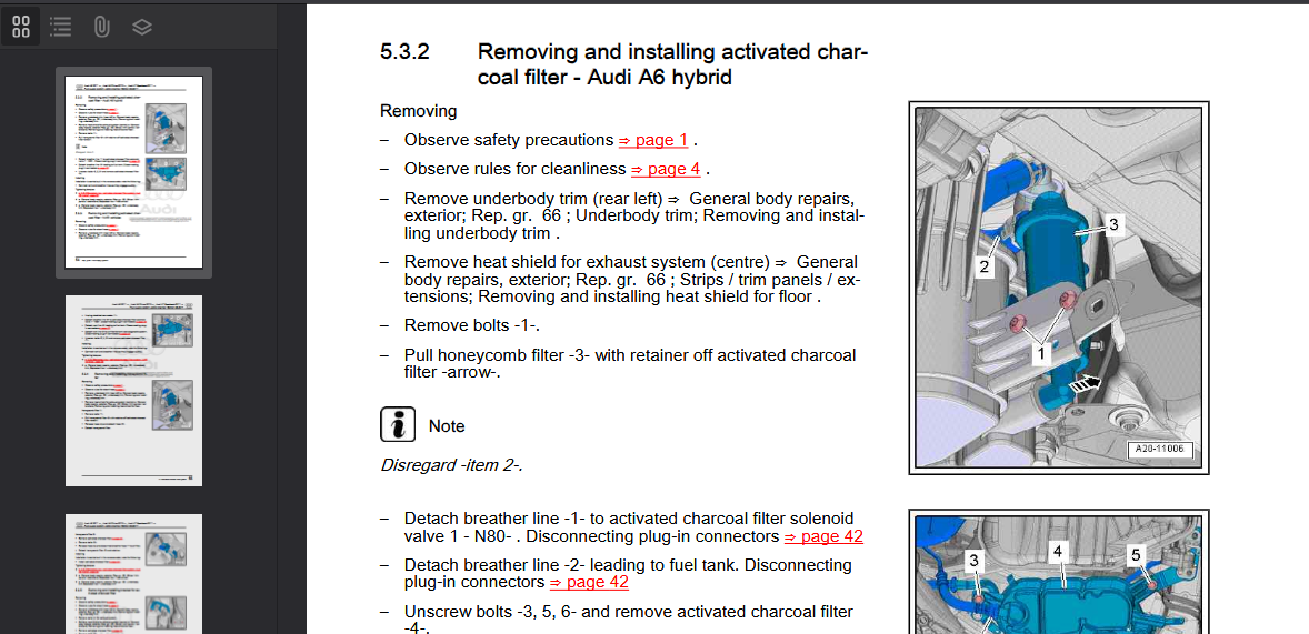 AUDI A6 (C74G) 2011-2018 Official Workshop Repair Manual