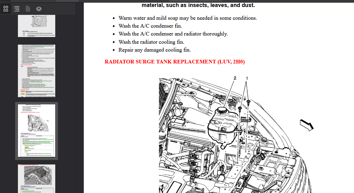 Chevrolet Trax 1.4L 2017-2021 Official Workshop Repair Manual