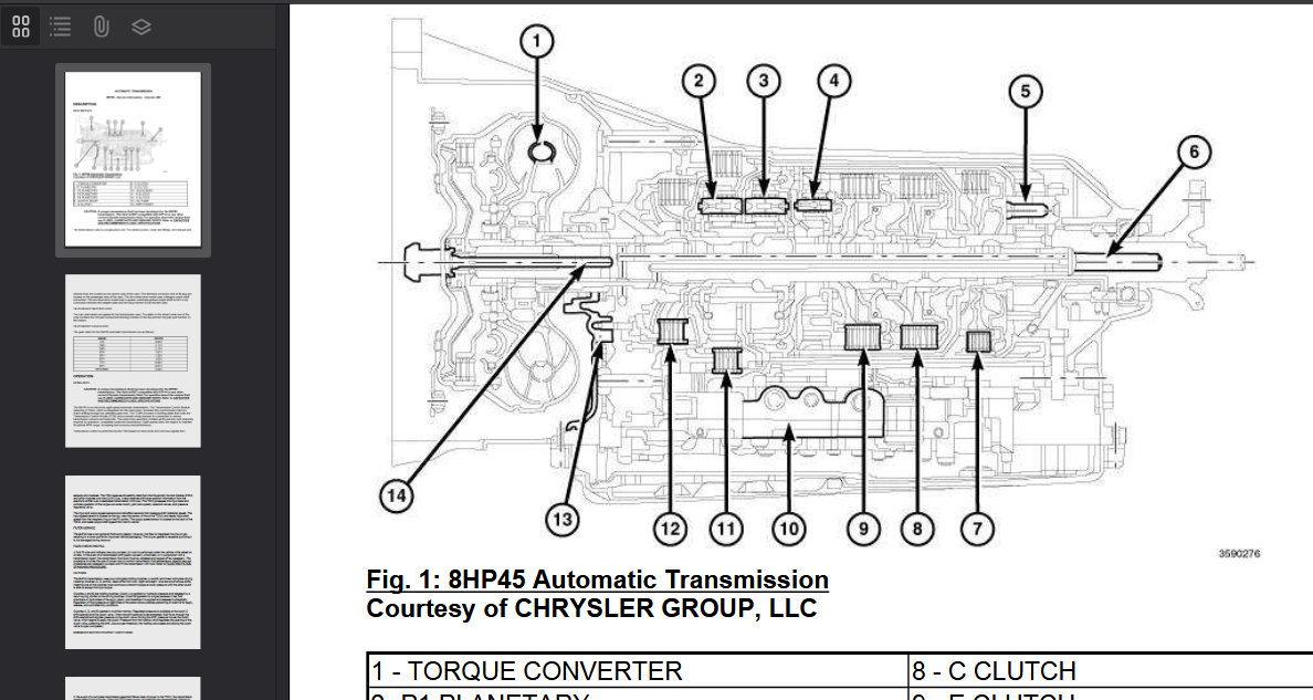 Chrysler 300 300C 2011-2015 Official Workshop Repair Manual