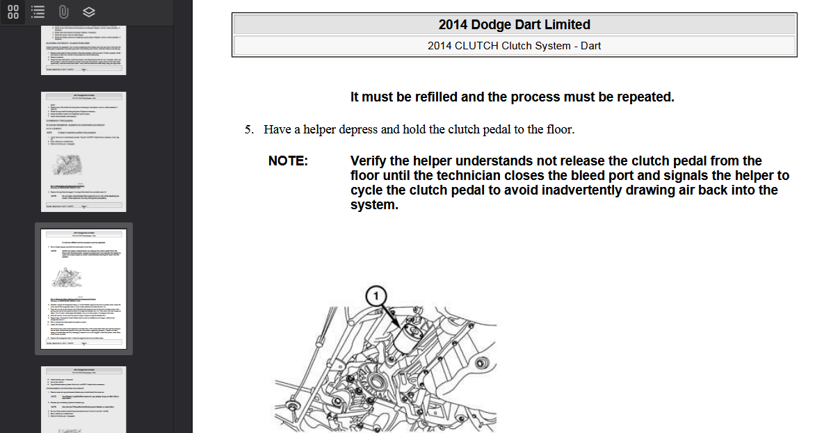 DODGE Dart 2014 Official Workshop Repair Manual
