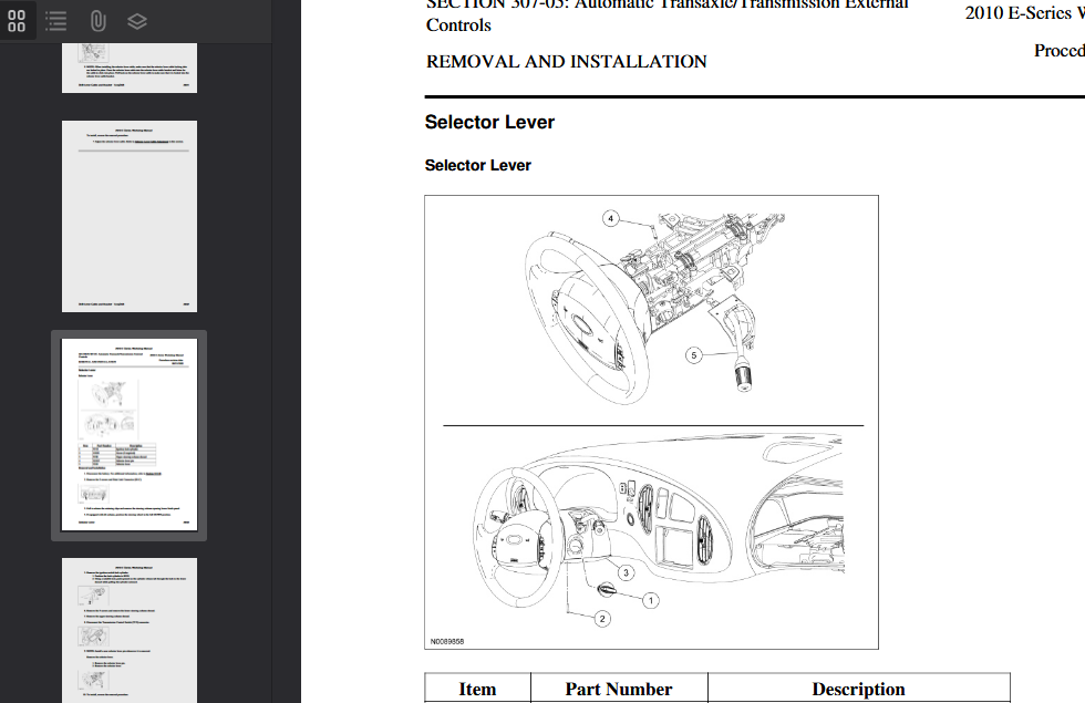 Ford E-Series 2009-2012 Official Workshop Repair Manual