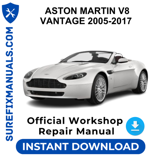 ASTON MARTIN V8 VANTAGE 2005-2017 Official Workshop Repair Manual