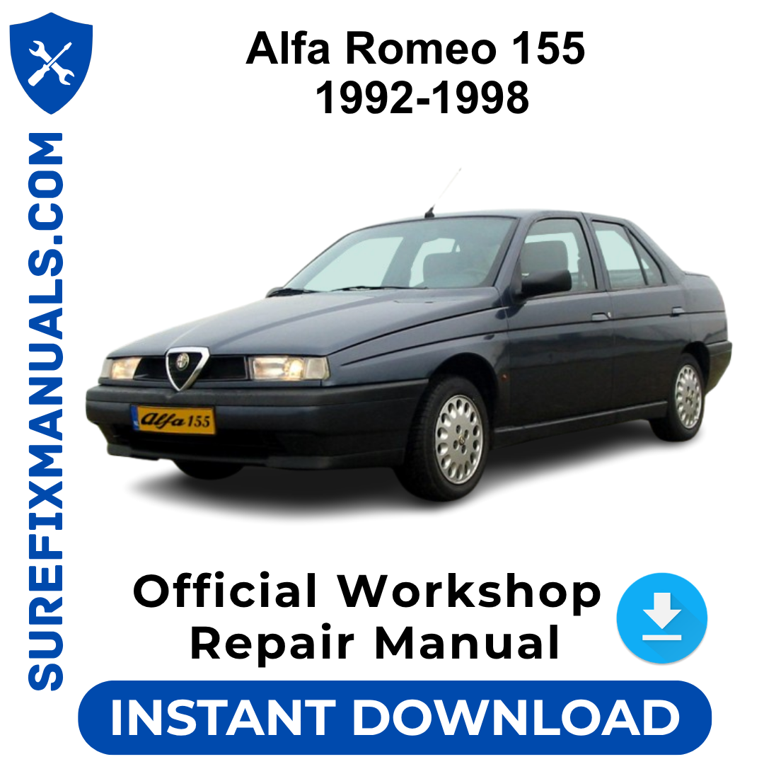Alfa-Romeo 155 1992-1998 Official Workshop Repair Manual