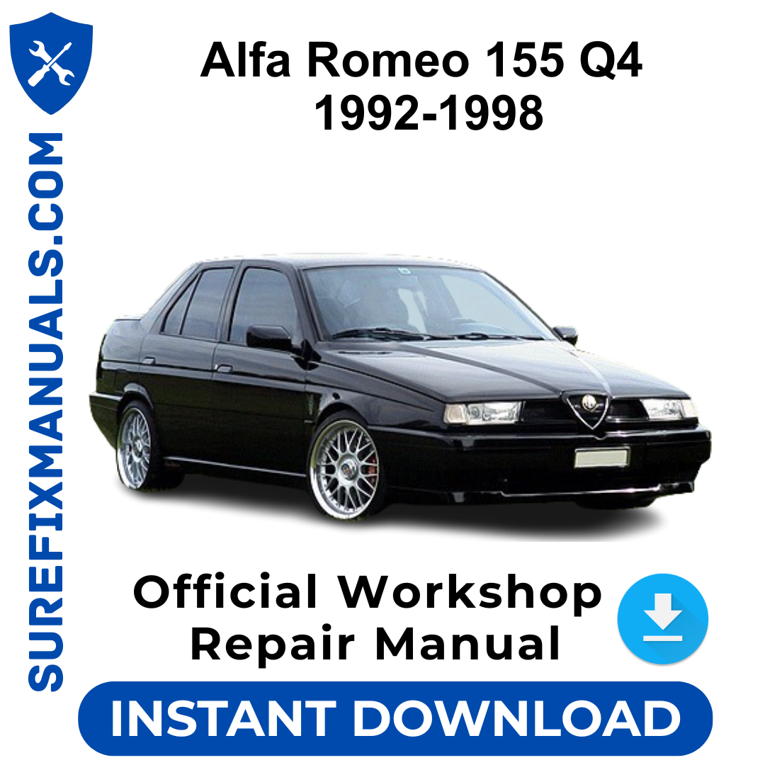 Alfa-Romeo 155 Q4 1992-1998 Official Workshop Repair Manual