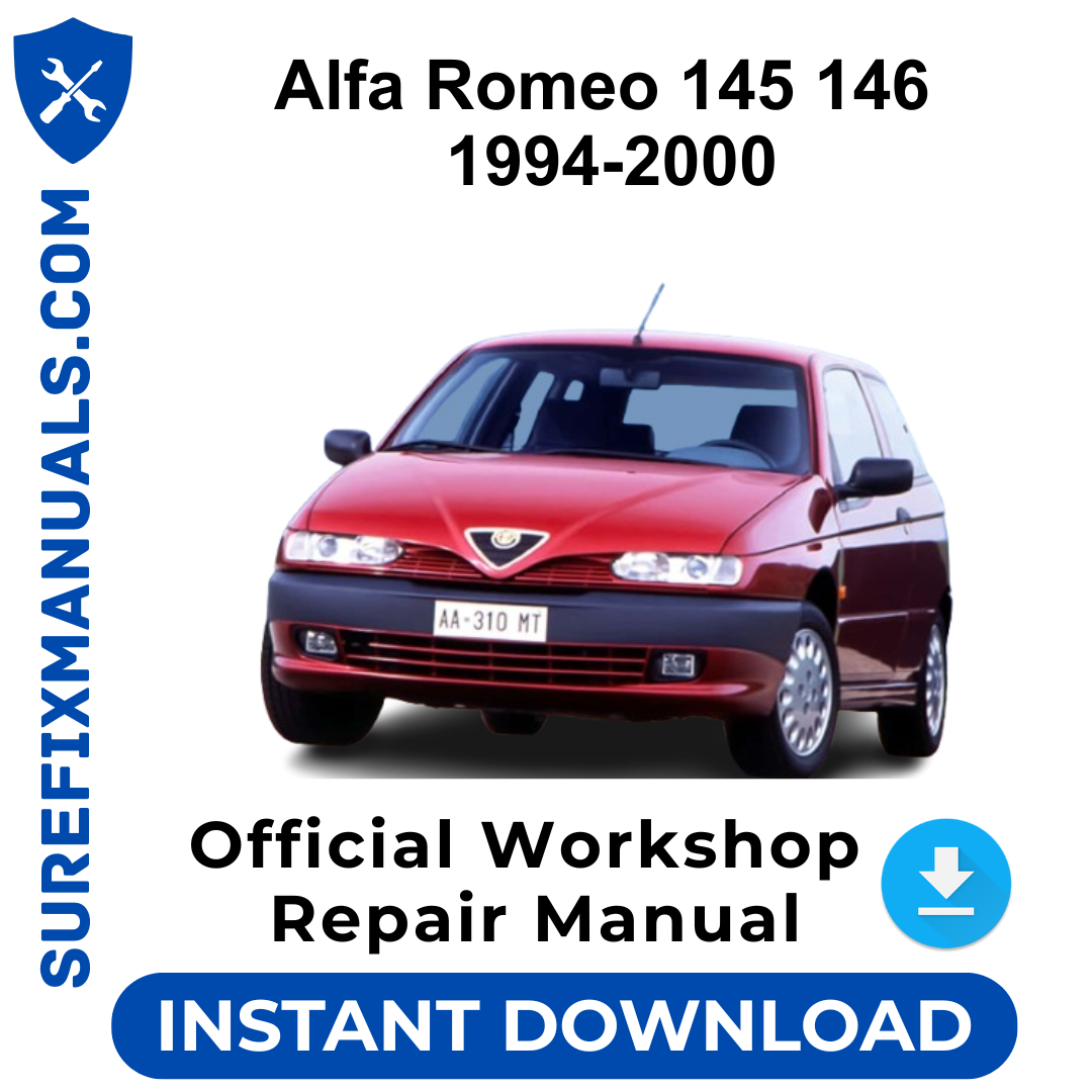 Alfa Romeo 145 146 1994-2000 Official Workshop Repair Manual