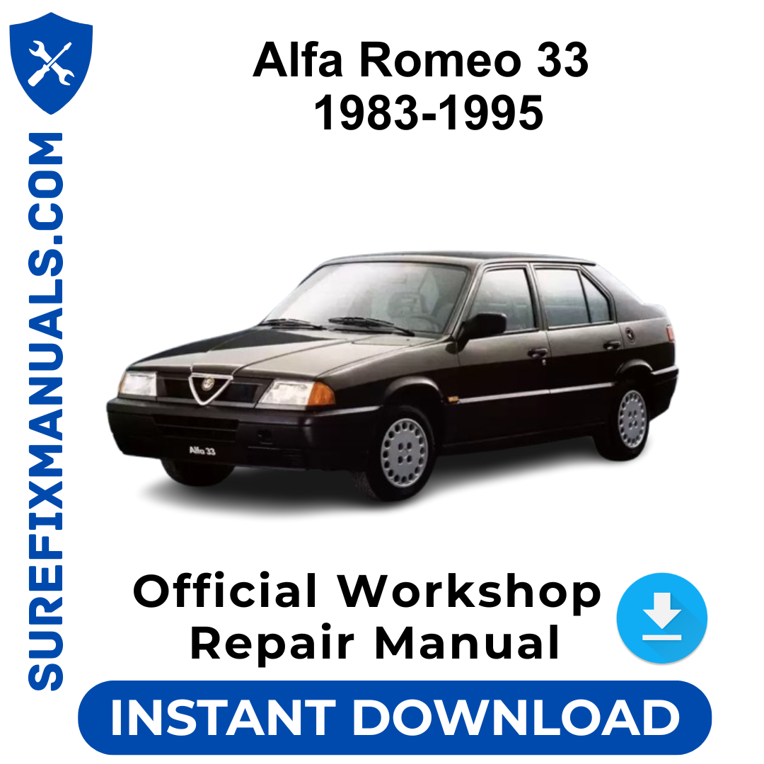 Alfa Romeo 33 1983-1995 Official Workshop Manual