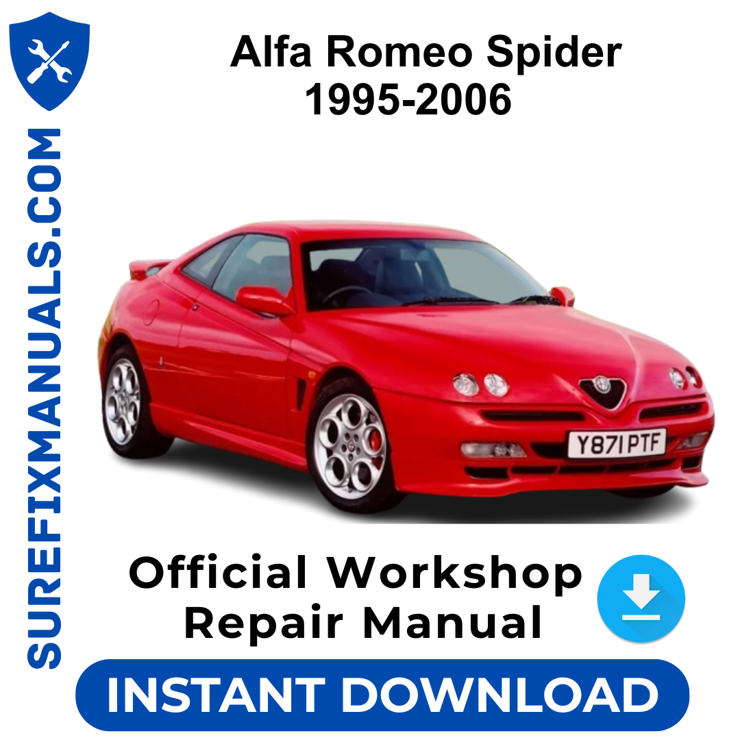 Alfa Romeo Spider 1995-2006 Official Workshop Repair Manual