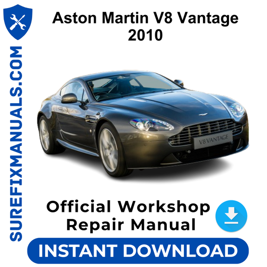 Aston Martin V8 Vantage 2010 Official Workshop Repair Manual