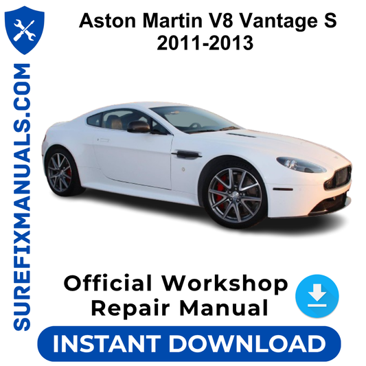 Aston Martin V8 Vantage S 2011-2013 Official Workshop Repair Manual