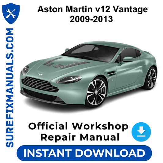Aston Martin v12 Vantage 2009-2013 Official Workshop Repair Manual