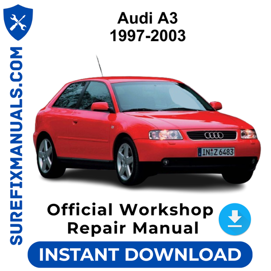 Audi A3 1997-2003 Official Workshop Repair Manual