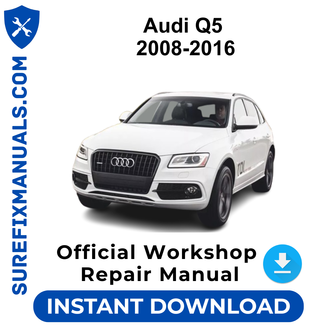 Audi Q5 2008-2016 Official Workshop Repair Manual