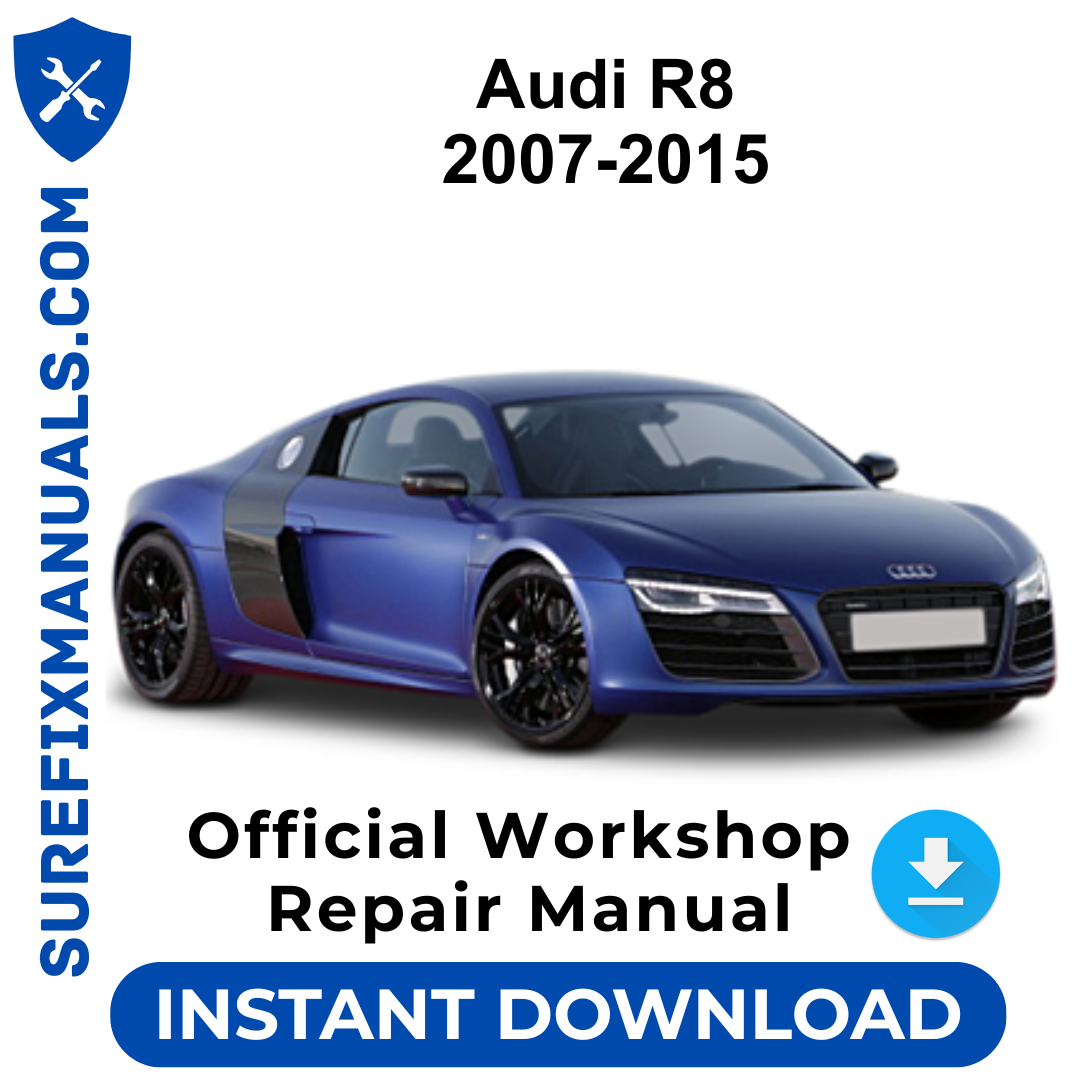 Audi R8 2007-2015 Official Workshop Repair Manual