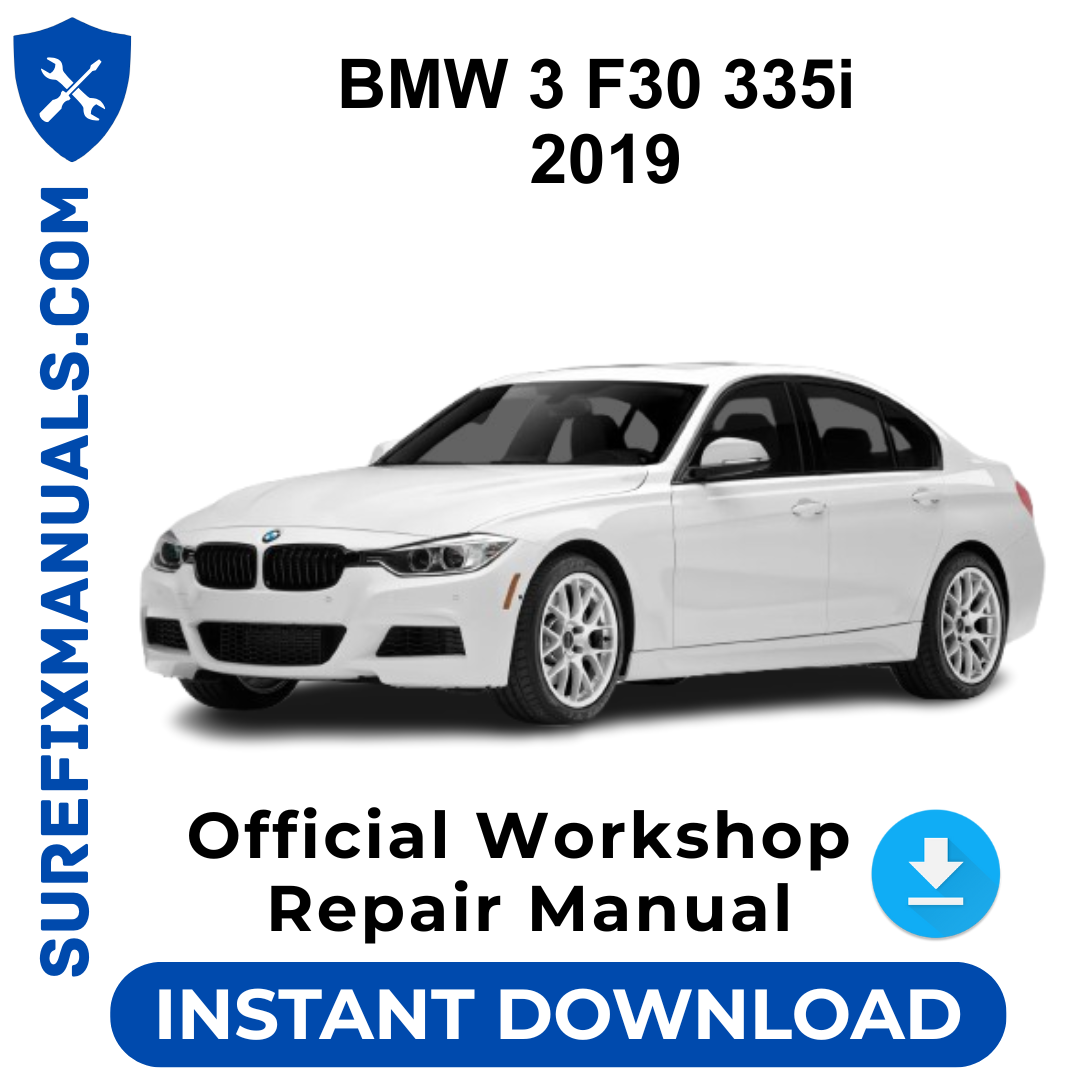 BMW 3 Series F30 335i 2019 Official Workshop Repair Manual