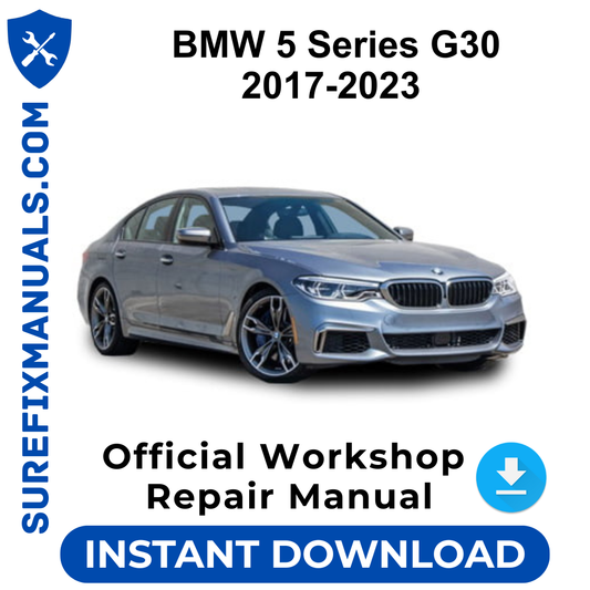 BMW 5 Series G30 2017-2023 Official Workshop Repair Manual