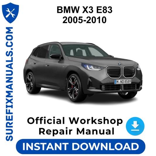 BMW X3 E83 2005-2010 Official Workshop Repair Manual