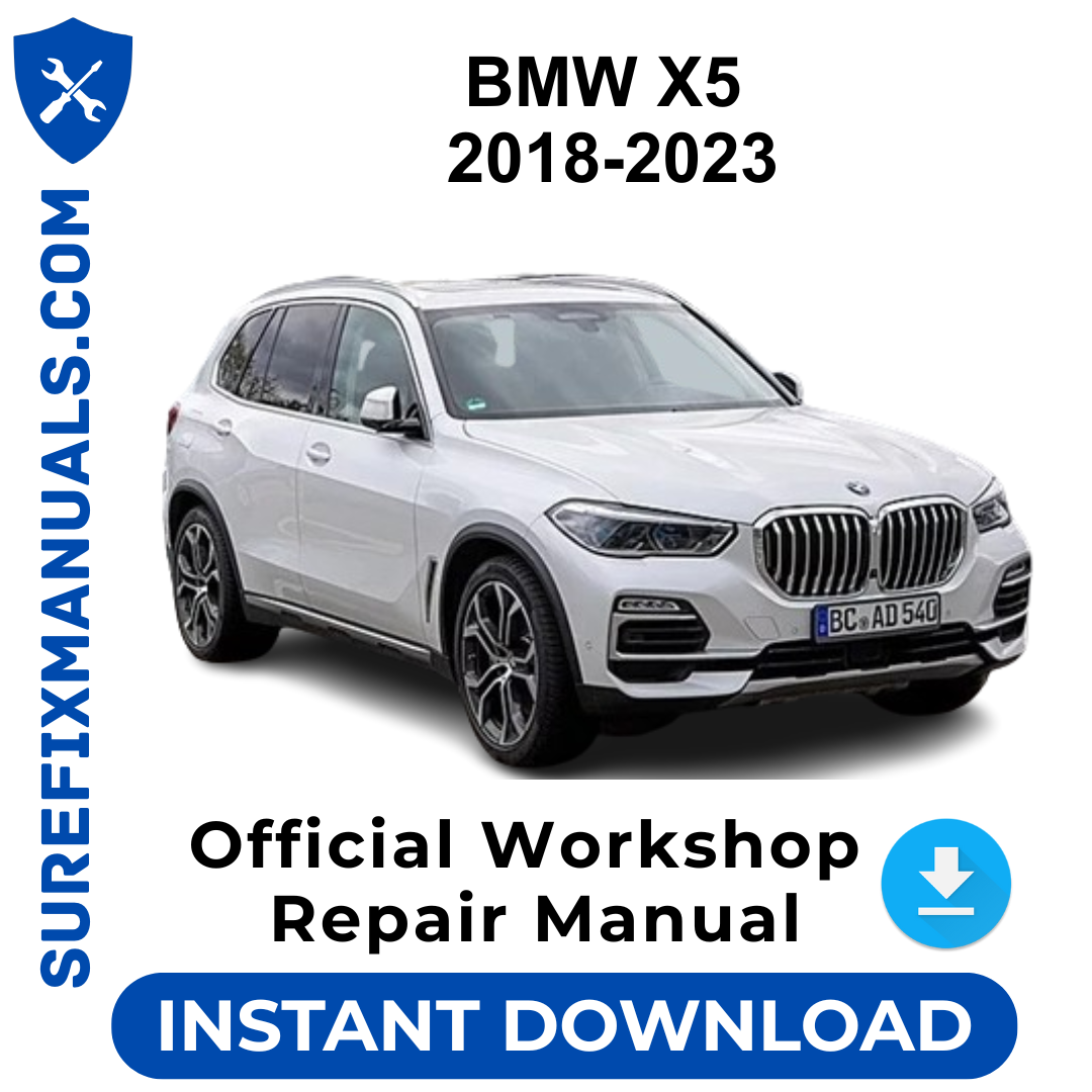 BMW X5 2018-2023 Official Workshop Repair Manual
