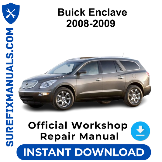 Buick Enclave 2008-2009 Official Workshop Repair Manual