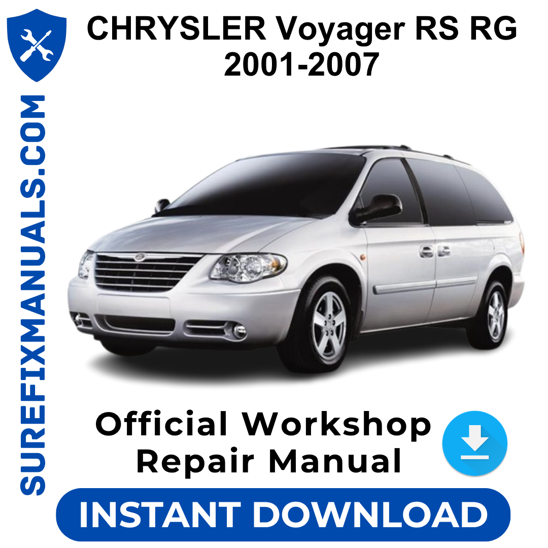 CHRYSLER Voyager RS RG 2001-2007 Official Workshop Repair Manual