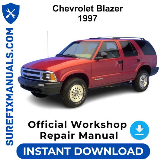 Chevrolet Blazer 1997 Official Workshop Repair Manual